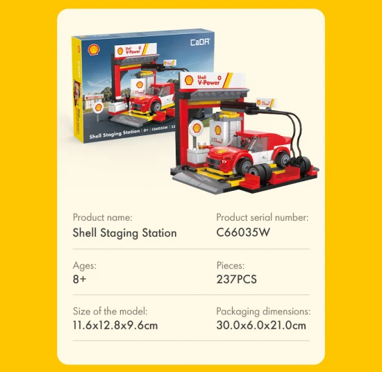 Shell Pit Stop Staging Station - 237 pcs