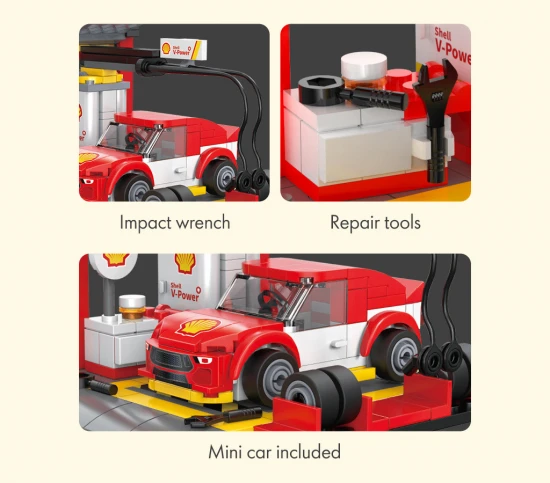 Shell Pit Stop Staging Station - 237 pcs