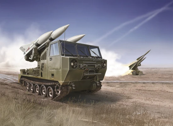 Dragon 1/35 M727 MIM-23 Tracked Guilded Missile Carrier + MIM-23 HAWK M192 Anti-Aircraft Missile Launcher (
