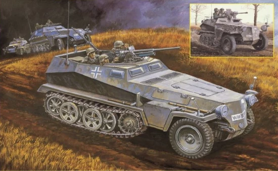 Dragon 1/35 Sd.Kfz.250 Ausf.A Schüetzenpanzerwagen (2 in 1)					