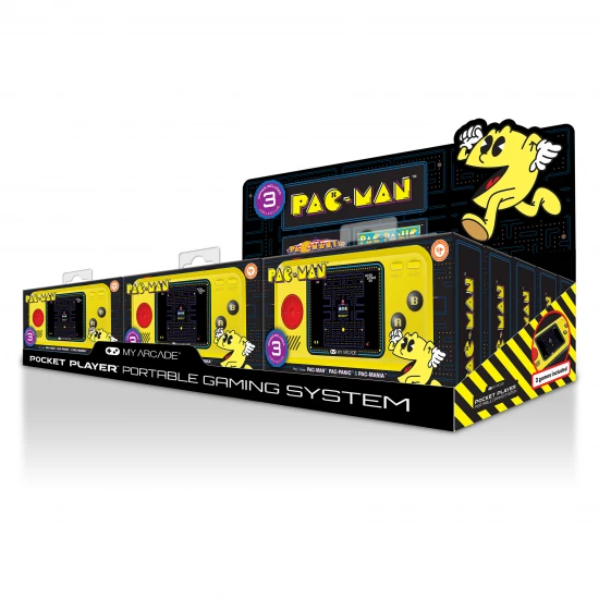 My Arcade Pac-Man Pocket Player - Retail Display Tray (Includes 15 pcs of DGUNL3227)