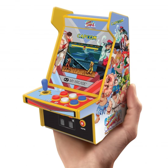 My Arcade Super Street Fighter II Micro Player Pro 6.7 Portable Retro Arcade (2 Games In 1)