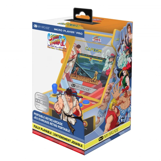 My Arcade Super Street Fighter II Micro Player Pro 6.7 Portable Retro Arcade (2 Games In 1)