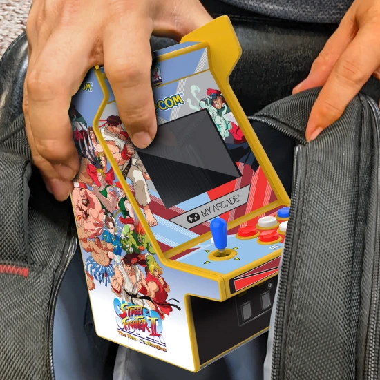 My Arcade Super Street Fighter II Micro Player Pro 6.7 Portable Retro Arcade (2 Games In 1)