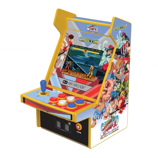 My Arcade Super Street Fighter II Micro Player Pro 6.7 Portable Retro Arcade (2 Games In 1)