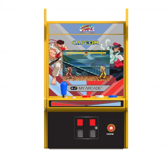 My Arcade Super Street Fighter II Micro Player Pro 6.7 Portable Retro Arcade (2 Games In 1)