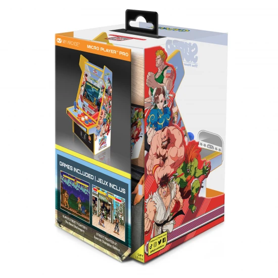 My Arcade Super Street Fighter II Micro Player Pro 6.7 Portable Retro Arcade (2 Games In 1)