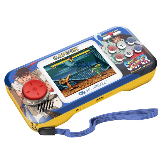 My Arcade Super Street Fighter II Pocket Player Pro Portable Gaming System (2 Games In 1)