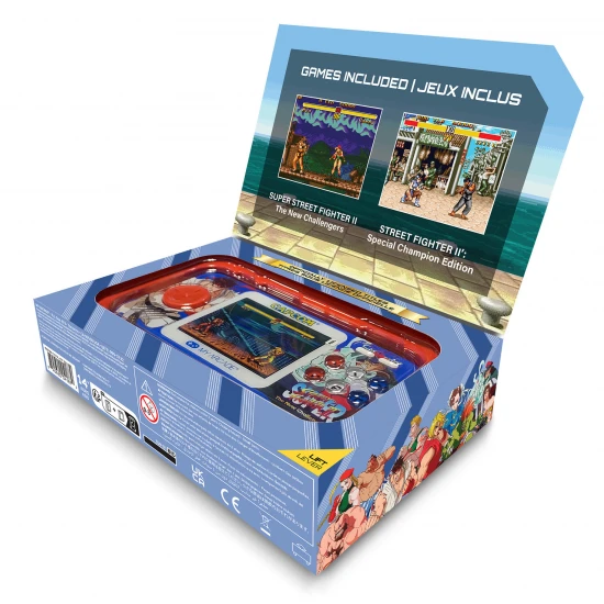 My Arcade Super Street Fighter II Pocket Player Pro Portable Gaming System (2 Games In 1)