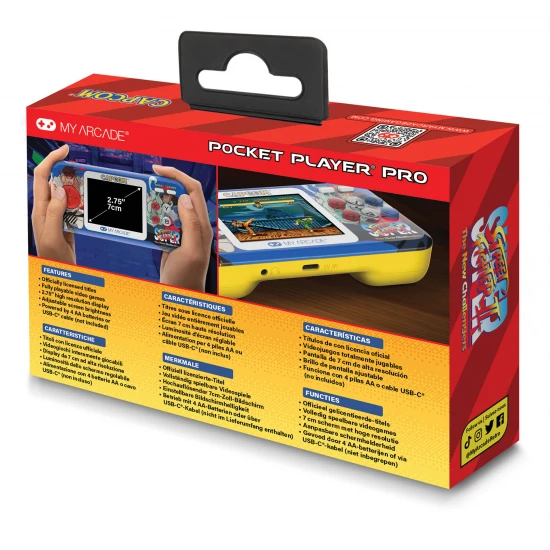 My Arcade Super Street Fighter II Pocket Player Pro Portable Gaming System (2 Games In 1)