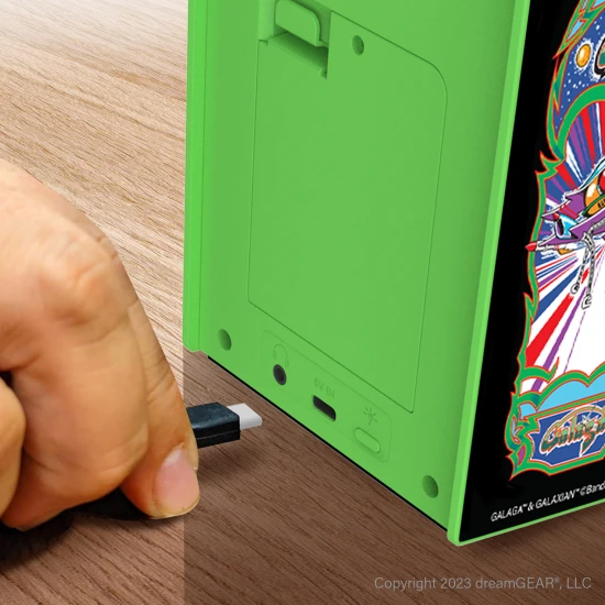 My Arcade Galaga Micro Player Pro 6.7 Portable Retro Arcade (2 Games in 1)