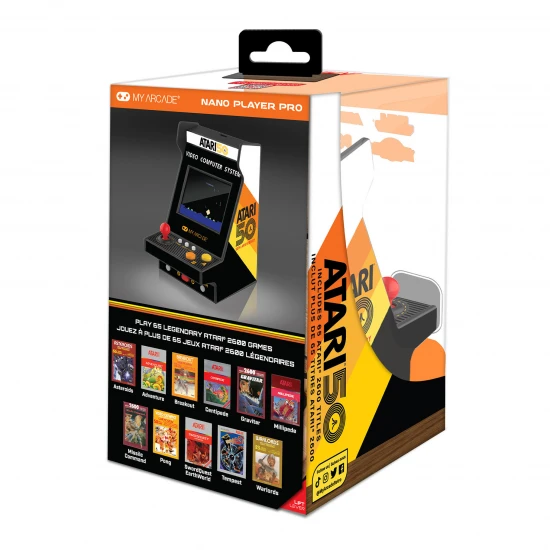 My Arcade Atari Nano Player Pro 4.8 Portable Retro Arcade (75 Games in 1)
