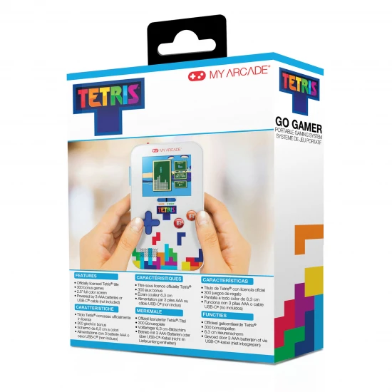 My Arcade Tetris Go Gamer Portable Video Game System (301 Games in 1)