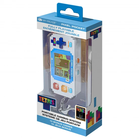 My Arcade Tetris Pixel Pocket Mini Portable Gamer System