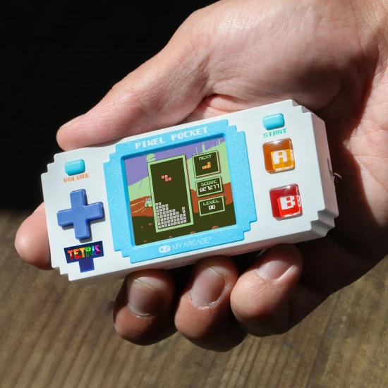 My Arcade Tetris Pixel Pocket Mini Portable Gamer System