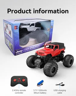 Jeep Wrangler RC Crab-Stunt Monster Truck