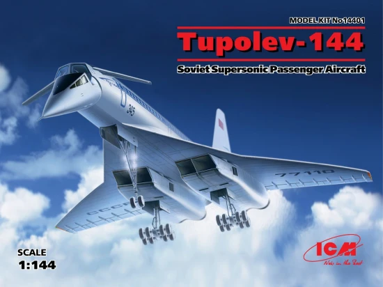 Tupolev-144 - Soviet Supersonic Passenger Aircraft