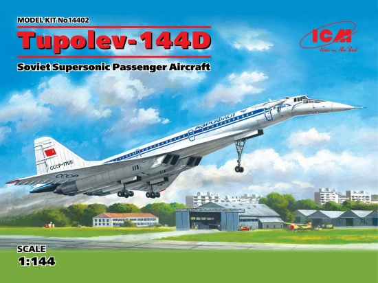 Tupolev-144D - Soviet Supersonic Passenger Aircraft