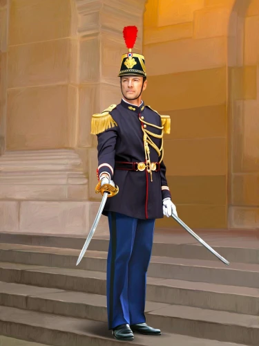French Republican Guard Officer