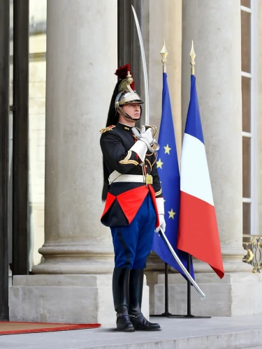 French Republican Guard Cavalry Regiment Corporal