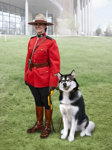 RCMP Female Officer with dog