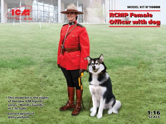 RCMP Female Officer with dog