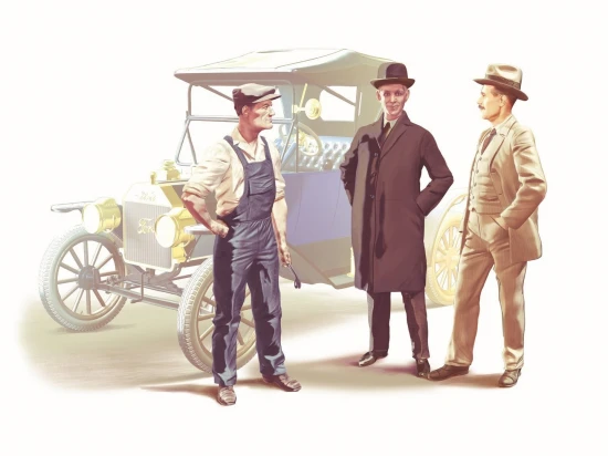 Henry Ford & Co with 3 Figures
