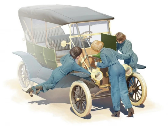 American Mechanics (1910s) 3 Figures