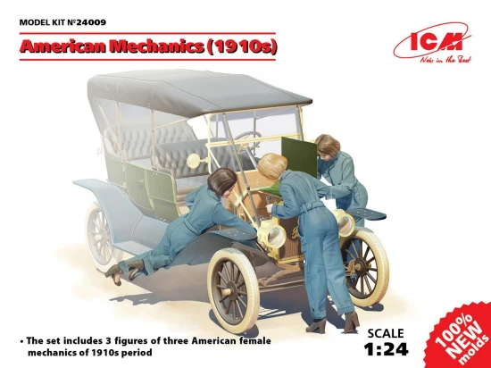 American Mechanics (1910s) 3 Figures
