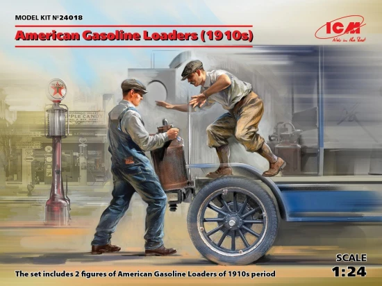 American Gasoline Loaders (1910s) 2 Figures