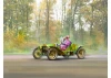 Model T 1913 Speedster with 2 American Sport Car Driver Figures