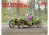 Model T 1913 Speedster with 2 American Sport Car Driver Figures