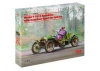 Model T 1913 Speedster with 2 American Sport Car Driver Figures