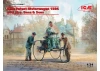 Benz Patent-Motorwagen 1886 with Mrs. Benz & Sons