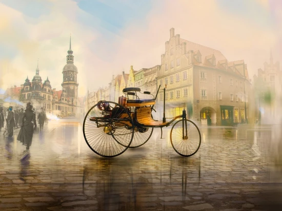 Benz Patent-Motorwagen 1886 (Easy Version)