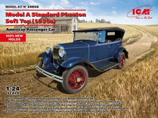 Ford Model A Standard Phaeton Soft Top (1930s) - American Passenger Car