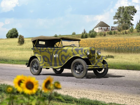 GAZ-A Passenger Car in German Service