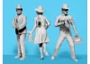 1920s Gangsters with Tommy Guns (3 Figures)