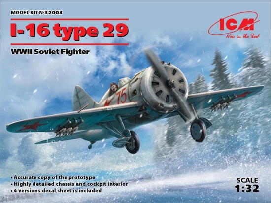I-16 Type 29 - WWII Soviet Fighter Plane