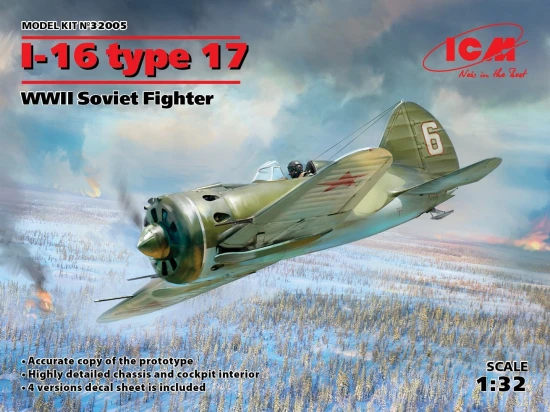 I-16 Type 17 - WWII Soviet Fighter Plane