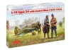 I-16 Type 24 with 3 Soviet Pilot Figures (1939-1942)