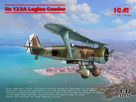 Hs 123A-1 Legion Condor Attack Aircraft