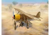 CR. 42 Falco with Italian Pilots In Tropical Uniform (3 Figures & 2 Dogs)
