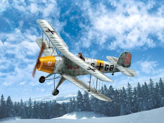 Bücker Bü 131D - WWII German Training Aircraft