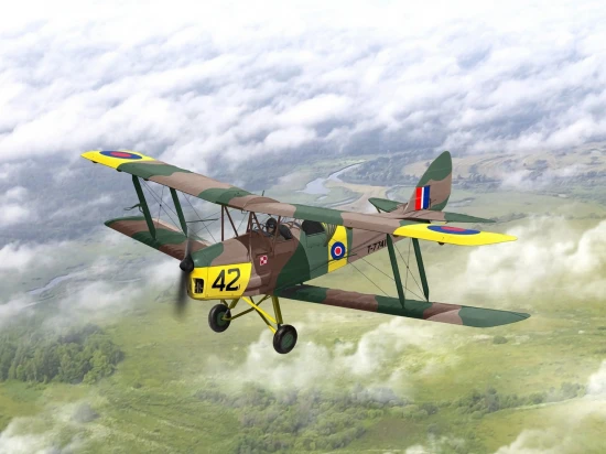 D.H. 82A Tiger Moth - British Training Aircraft