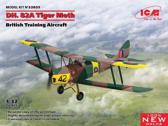 D.H. 82A Tiger Moth - British Training Aircraft
