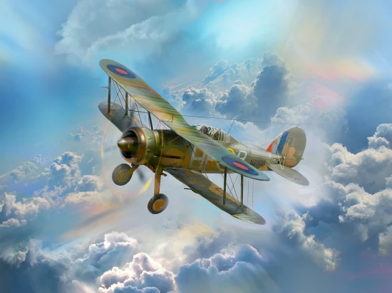 Gloster Gladiator Mk.II - WWII British Fighter Plane