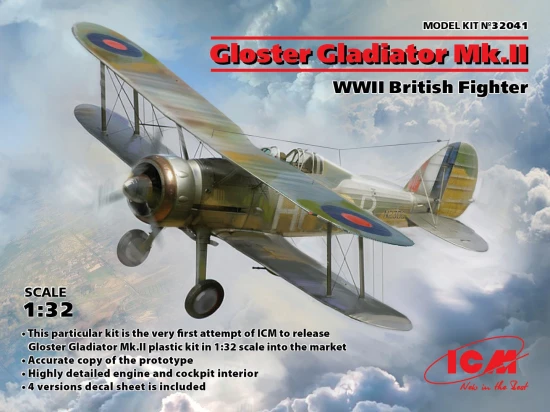 Gloster Gladiator Mk.II - WWII British Fighter Plane