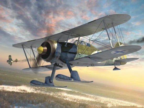 J-8 Gladiator - WWII Swedish Fighter Plane