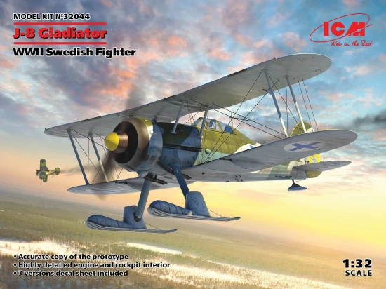 J-8 Gladiator - WWII Swedish Fighter Plane